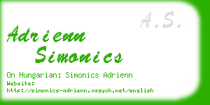 adrienn simonics business card